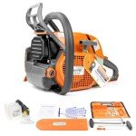 NEO-TEC NS872I 72cc Gas Chainsaw High-End Version, with NGK Spark Plug, Italian Ignition Coil, 24 Inch Chainsaw, 24" Chainsaw, Fit for 25 Inch, 28 Inch Bar, Gas Powered Chainsaw, Gasoline Chainsaw
