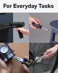HOTO Cordless Brushless Drill Tool Set, Variable Speed, Hidden Buckle, Unique LED Screen, Intelligent Digital Display, Safe, Exquisite & Practical, High-end Drill Kit for Home/Daily Use