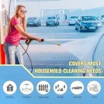 Electric Pressure Washer 4800PSI-Max 2.9GPM Pressure Washer with 25 FT Hose, 4 Quick Connect Nozzle,16.9 Oz Soap Tank Orange Cleaning for Pool, Patio, Car