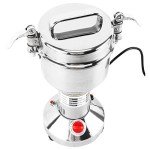Homend High Speed 500g Electric Grain Mill Grinder Powder Machine Spice Herb Grinder 2500W 70-300 Mesh 36000RPM Stainless Steel Commercial Grade for Kitchen Herb Spice Pepper Coffee (500g)