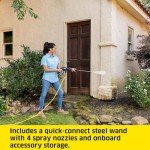 Kärcher Pressure Washer K2100PS, Max 2625 PSI, 3 Spray Nozzles, Detergent Tank, For Cars, Driveways, Siding, Patios, 2.07 max. GPM