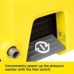 Kärcher Pressure Washer K2100PS, Max 2625 PSI, 3 Spray Nozzles, Detergent Tank, For Cars, Driveways, Siding, Patios, 2.07 max. GPM
