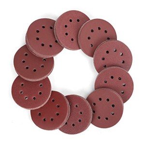 WORKPRO 150-piece Sanding Discs Set - 5-Inch 8-Hole Sandpaper 10 Grades Include 60, 80, 100, 120, 150,180, 240, 320, 400, 600 Grits for Random Orbital Sander(Not for Oscillating Tools or Mouse Sander)