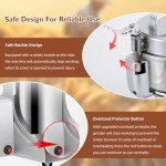 MAGIC MASTER 300g Grain Mill Grinder Electric,High Speed 1500W Commercial Spice Grinder,Safety Stainless Steel Dry Grinder Machine For Flour Wheat Nut Corn Rice Pepper Herbs Coffee Beans,Swing,110V