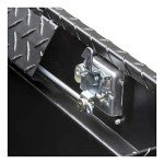 UWS EC10313 63-Inch Matte Black Heavy-Wall Aluminum Angled Truck Tool Box with Low Profile, RigidCore Lid