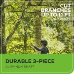 Greenworks 40V 8-Inch Cordless Polesaw, 2.0Ah Battery and Charger Included PS40B210