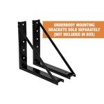 Buyers Products 1702310 Black Steel Underbody Truck Box with T-Handle Latch, 18 x 18 x 48 Inch, Contractor Toolbox With Durable Lock, Job Tool Chest For Storage And Organization