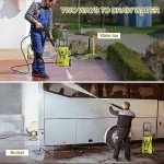 Power Washers Electric Powered 5000PSI-max 3.2GPM High Pressure Washer Car Cleaning Machine with Adjustable Spray Nozzle and Foam Cannon for Home Driveway Patio Deck, Light Yellow