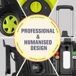 Electric Pressure Washer 4800PSI-Max 2.9GPM Power Washer with 25 Feet Hose,16.4 Feet Power Cord, Car Wash Machine Yellow Ideal Cleaning for Garden