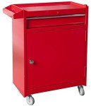 BIG RED ATBT1204R-RED Detachable 4 Drawer Tool Chest with Large Storage Cabinet and Adjustable Shelf, 20.3" l x 11" w x 40.4" h