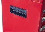 BIG RED ATBT1204R-RED Detachable 4 Drawer Tool Chest with Large Storage Cabinet and Adjustable Shelf, 20.3" l x 11" w x 40.4" h
