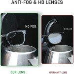 SQIMZAR 3 PCS Safety Glasses Goggles For Women Nurses Protective Eyewear,Anti Fog Safety Goggles