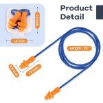 Shooting Ear Protection - 10 Pairs Noise Cancelling Ear Plugs for Gun Range, Sleeping & Swimming