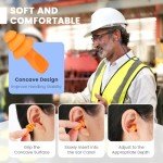 Shooting Ear Protection - 10 Pairs Noise Cancelling Ear Plugs for Gun Range, Sleeping & Swimming