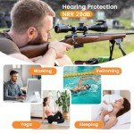 Shooting Ear Protection - 10 Pairs Noise Cancelling Ear Plugs for Gun Range, Sleeping & Swimming