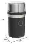 COSORI Electric Coffee Grinders for Spices, Seeds, Herbs, and Coffee Beans, Spice Blender and Espresso Grinder, Wet and Dry Grinder, Included 2 Removable Stainless Steel Bowls, Black