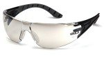 Pyramex Endeavor Plus Safety Glass Black/Gray Frame Indoor/Outdoor Mirror Lens