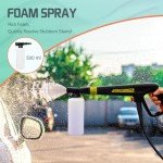 Electric Pressure Washer 4800PSI-Max 2.9GPM Pressure Washer with 25 FT Hose, 4 Quick Connect Nozzle,16.9 Oz Soap Tank Orange Cleaning for Pool, Patio, Car