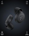 Ear Plugs for Sleeping Noise Cancelling, 45db Ear Plugs for Noise Reduction with 8 Eartips, Reusable Noise Cancelling Ear Plugs for Concerts, Silicone Hearing Protection Earplugs with Case Black