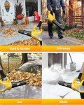 VERVEWAVE Cordless Leaf Blower for Dewalt 20V Max Battery (No Battery), Electric Leaf Blower Cordless Up to 500CFM with 5-Speed Mode, Powerful Leaf Blower for Lawn Care Dust/Snow Blowing (Tool Only)