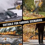 HEINPRO Cordless Leaf Blower for Dewalt 20V Max Battery (Battery not Included) 400CFM Electric Leaf Blower Cordless, Variable Speed, Turbo Mode, Leaf blowers Battery Powered for Lawn Care, Yard