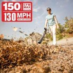 MZK Cordless Leaf Blower,20V Battery Powered Leaf Blower for Lawn Care, Electric Lightweight Mini Hand Blower(Battery & Charger Included)