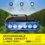 Cordless Hedge Trimmer - 2 Pack 21V Battery with Charger Powered Electric Trimmers, 2 in 1 Handheld Hedge Shears + Grass Cutter Pruning Shrub Cutting Small Branch Tool for Bush,Tree,Garden,Lawn,Yard