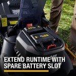 Cat DG670 60V 21” Cordless Lawn Mower 3-In-1 Cutting Modes, Brushless Lawn Mower with TorqLogic, Easy-Adapt Walk-Behind Push Lawn Mower – Battery & Charger Included, Black, Yellow