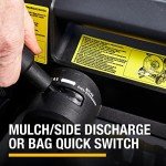 Cat DG670 60V 21” Cordless Lawn Mower 3-In-1 Cutting Modes, Brushless Lawn Mower with TorqLogic, Easy-Adapt Walk-Behind Push Lawn Mower – Battery & Charger Included, Black, Yellow