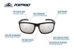 Bullhead Safety Eyewear BH2766AF Pompano, Matte Black Frame/Temple, Indoor/Outdoor Anti-Fog Lens, Black Tpr Nose Piece And Temple Ends