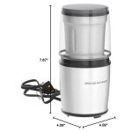 Cuisinart SG-10 Electric Spice-and-Nut Grinder, Stainless/Black, Mini