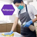 MED PRIDE Disposable Nurse Gloves Non Sterile Non-Latex Nitrile-Vinyl Exam Gloves Powder Free Single Use Large 100 Pack for Medical Cooking Cleaning