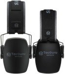 TacGuru SHOTMUFFS A – Passive Shooting Ear Protection Earmuffs, NRR 25 dB, Gun Range Hearing Protection for Shooters, Black
