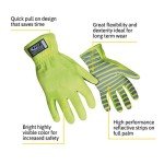 Ansell RINGERS R-307 Industrial & Mechanical Gloves - Size 10, Yellow, 1 Pack
