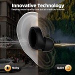 Ear Plugs for Sleeping 45dB Noise Cancelling Ear Plugs for Concerts, Focus, Travel, Work Silicone Hearing Protection Earplugs with 8 Tips (XS-L) Reusable Noise Reduction Ear Plug for Snoring Black