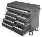 WEN 42-Inch Premium Rolling Tool Cabinet with Heavy Duty 21-Gauge Powder-Coated Steel Construction (GG422B)