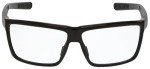 MCR Safety SR210 Swagger SR2 Series Safety Glasses with Thermo Plastic Rubber Nose Pads and Detachable Side Shields, Black Frame, Clear Lens