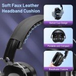 6 Pack Ear Protection Earmuffs, Shooting Ear Protection, NRR 31dB Noise Reduction Hearing Protection for Gun Range/Shooters/Mowing/Construction/Work