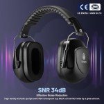 6 Pack Ear Protection Earmuffs, Shooting Ear Protection, NRR 31dB Noise Reduction Hearing Protection for Gun Range/Shooters/Mowing/Construction/Work