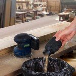 ZEITE 5 Inch 20V 2.0Ah Orbital Sander Cordless, 6 Variable Speed 3,000-11,000 OPM Electric Sander for Woodworking, 12 x Sandpaper,1 x Polishing Pad, Efficient Dust Extractor for DIY Sanding Polishing