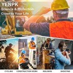YENPK 12 Pack Tinted Safety Glasses Protective Eyewear, Safety Goggles Sunglasses for Men and Women, ANSI Z87.1+ Certified, Eyes Protection UV400 Anti Splash & Scratch, Impact Resistant(Multicolor)