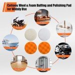 ENERTWIST 5 Inch Random Orbital Sander, 6 Variable Speeds 5000 to 12000 RPM, 2.4 Amp Electric Sander for Woodworking with Dust Collector, 10pcs Electric Random Orbit Sander Kit