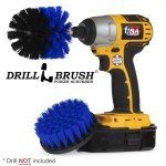 Marine Cleaning Brush Set - Boat Scrubbing Accessories - Aquatic Cleaning Brushes - Hull Cleaner Brush Tool Kit - Spinning Drill Powered Scrubbing Kit - Barnacles Blasting Brushes - Tank Cleaner