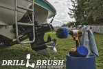 Marine Cleaning Brush Set - Boat Scrubbing Accessories - Aquatic Cleaning Brushes - Hull Cleaner Brush Tool Kit - Spinning Drill Powered Scrubbing Kit - Barnacles Blasting Brushes - Tank Cleaner