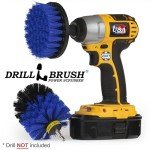 Marine Cleaning Brush Set - Boat Scrubbing Accessories - Aquatic Cleaning Brushes - Hull Cleaner Brush Tool Kit - Spinning Drill Powered Scrubbing Kit - Barnacles Blasting Brushes - Tank Cleaner