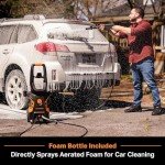 LawnMaster LT506-2000A Electric Pressure Washer 13 Amp 1.4 GPM 2300 Max PSI with Foam Bottle CSA Certified