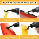 Bucasso Cordless Pen Sander, 5-Speed and USB Charging with LED Light, Multi-Purpose Power Tool, Mini Power Sander for Sanding, Polishing, Finishing, DIY Crafts