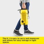 Kärcher Pressure Washer K 1, Vario Power Spray Wand - for Cars, Bikes, Deck, Driveways, Siding, Patios, max. 2000 PSI 1.45 max. GPM