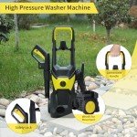 MONOCEROS Electric Pressure Washer,3000 Max PSI 2.5GPM,Power Washer, 4 Different Pressure Nozzles,High Pressure Cleaning Machine with Foam Cannon