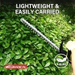 Neuradical 21V Cordless Hedge Trimmer with Battery, 20 Inch Steel Blade, Bush Trimmer Cordless, 2Ah Battery and Charger Included, Green